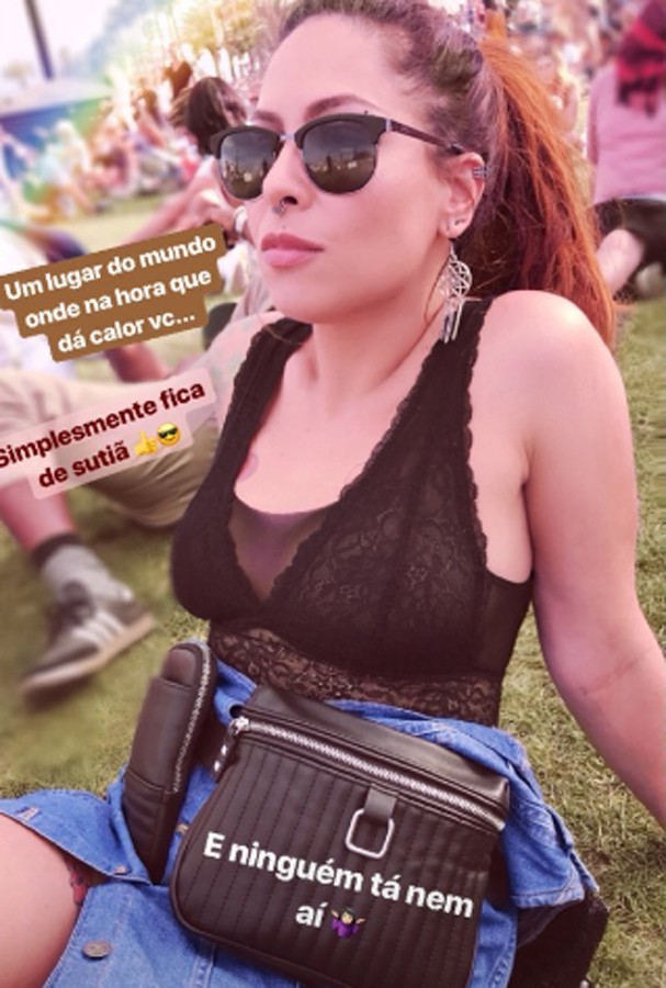 Pitty no Coachella (Foto: Instagram/Reprodução)