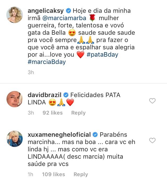 Xuxa elogia Angélica em foto de quando era uma bebê (Foto: Reprodução / Instagram)